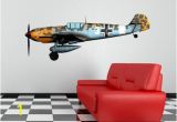 World War 2 Wall Murals World War 2 Airplane Messerschmidt Bf 109 Wall Decal Vinyl