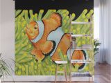 World Wide Wall Murals Clownfish Wall Mural