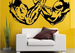Wrestling Wall Mural Venom Marvel Vs Bane Dc In An Arm Wrestling Match Art Canvas