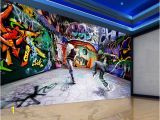 Wwe Wall Mural Us $15 3 Off Dancing Youth Graffiti Mural Backdrop 3d Stereoscopic Wallpaper Papel Parede Mural Wallpaper Home Decoration In Wallpapers From Home