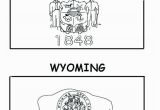 Wyoming Flag Coloring Page Georgia Flag Coloring Page