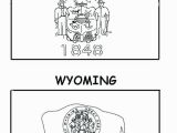 Wyoming Flag Coloring Page Georgia Flag Coloring Page