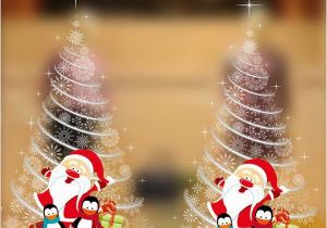 Xmas Wall Murals Christmas Tree Wall Stickers Shop Showcase Decoration White