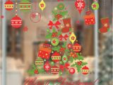 Xmas Wall Murals Us $3 6 Off Merry Christmas Festival Decor Wall Stickers Living Room Decoration Home Window Glass Decals Diy Xmas Tree Mural Art Poster In Wall