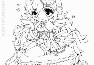 Yampuff Food Coloring Pages Chibi Girl Coloring Pages Awesome Coloring Pages for Girls Lovely