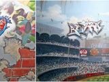 Yankees Wall Mural Chillin with the Yankees and the Clearest Boss Ever Morgan Mural
