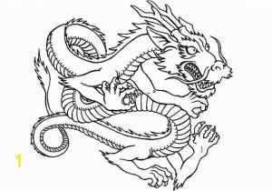 Year Of the Dragon Coloring Page Drawn Chinese Dragon Coloring Page Pencil and In Color Drawn