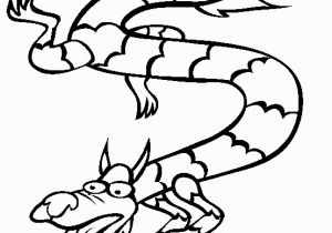 Year Of the Dragon Coloring Page Year Of the Dragon Line Coloring Page