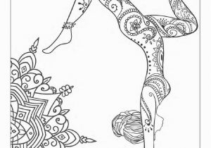 Yoga Poses Coloring Pages Yoga and Meditation Coloring Book for Adults with Yoga