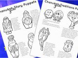 Yom Kippur Coloring Pages Hanukkah Puppets Printable Pdf Color In Coloring Pages Puppets for Chanukah Story and Traditions