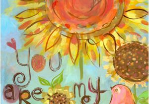 You are My Sunshine Wall Mural You are My Sunshine by Oopsy Daisy