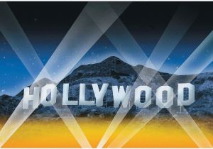 You are the Star Wall Mural Hollywood Fun Express Hollywood Hills Backdrop Banner for Party Party Decor Wall Decor Preprinted Backdrops Party 3 Pieces