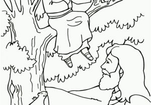 Zacchaeus In the Bible Coloring Page the Story Zacchaeus for Kids