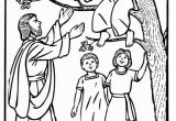 Zacchaeus In the Bible Coloring Page Zacchaeus Coloring Page