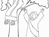 Zacchaeus In the Bible Coloring Page Zacchaeus Encounters Jesus Coloring Page Sundayschoolist