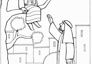 Zacchaeus In the Bible Coloring Page Zacchaeus Encounters Jesus Coloring Page Sundayschoolist