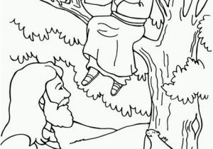 Zacchaeus In the Bible Coloring Page Zaccheaus Coloring Page