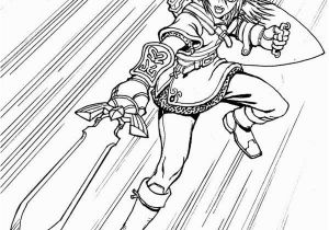Zelda Breath Of the Wild Coloring Pages Link and Zelda Coloring Pages