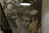 Zentangle Wall Mural Marianopadilla Mural Wall Painting Uni Posca On 19m² Wall