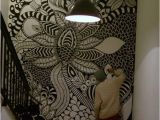 Zentangle Wall Mural Marianopadilla Mural Wall Painting Uni Posca On 19m² Wall