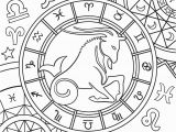 Zodiac Signs Coloring Pages Capricorn Zodiac Sign Coloring Page