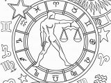 Zodiac Signs Coloring Pages Coloring Page for Kids astrology Coloring Book Page for