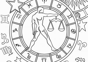 Zodiac Signs Coloring Pages Coloring Page for Kids astrology Coloring Book Page for