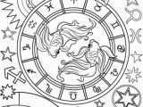 Zodiac Signs Coloring Pages Pisces Zodiac Sign Coloring Page