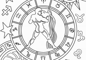 Zodiac Signs Coloring Pages Zodiac Coloring Book Elegant Image Aquarius Zodiac Sign