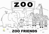 Zoo Animal Coloring Pages Printable Free Zoo Coloring Page with Images
